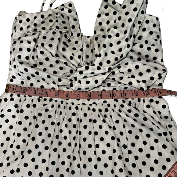 Active USA Polka Dot Strappy Shift Dress - Picture 9 of 9